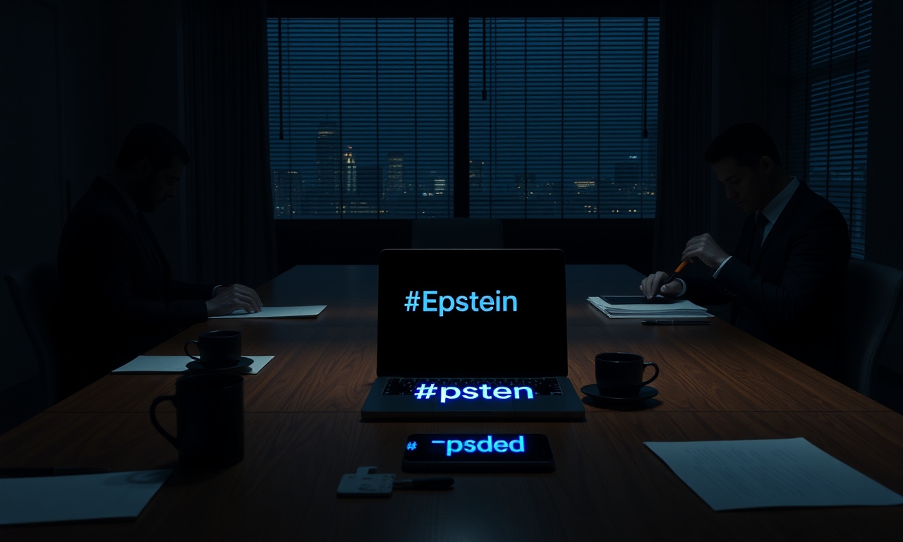 Social Media Post Uses #Epstein Hashtag in Business Upgrade Promotion